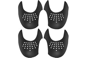 Jdomall Escudo de Zapatos -2 Pares, Protectores para Zapatillas de Deporte, Arrugas de Zapatos Antiarrugas, Prevenga Hendidura del Pliegue del Calzado Deportivo