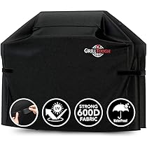 BBQ Cover 145x61x117 cm, Gas Barbecue Covers Waterproof Heavy Duty 420D Oxford Fabric BBQ Covers