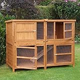 Chartwell Cage à lapins double deluxe 2 m