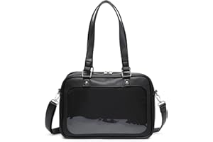 RAINBOW SMILE Ita Bag Multi-Purpose Backpack Crossbody Heart Purse Kawaii Pin Display with Insert