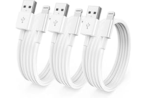 YHFVESV Cable Cargador con iPhone, 3Pack 1M Cable [Apple MFi Certified] para iPhone Carga Rápida, USB Cargador Compatible con iPhone 15 14 13 12 mini 11 Pro XS MAX XR X 8 7 6 S Plus 5 SE iPad iPod