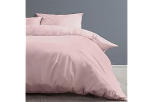 SOMNI HOME Funda para Nordico Cama 135 cm. Funda Nórdica Lisa Microfibra. Incluye Funda Almohada. Resistente Suave Transpirable Ropa de Cama 135 Color Rosa