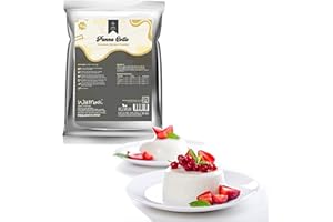 Wild Monk Gluten Free Panna Cotta Mix - Premium Dessert Powder - Vegan Dessert Powder - Easy to Make Panna Cotta Pudding - Powdered Form for Long Shelf Life (1 kg)