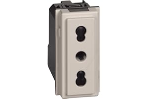 Bticino Living Now Presa Bipasso, Sabbia