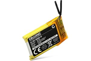 CELLONIC, Akku für Smartwatch & Fitness Armband kompatibel mit Garmin Venu, Instinct, Fenix 6S Pro (170mAh, 3.8V) Ersatzakku 361-00086-12