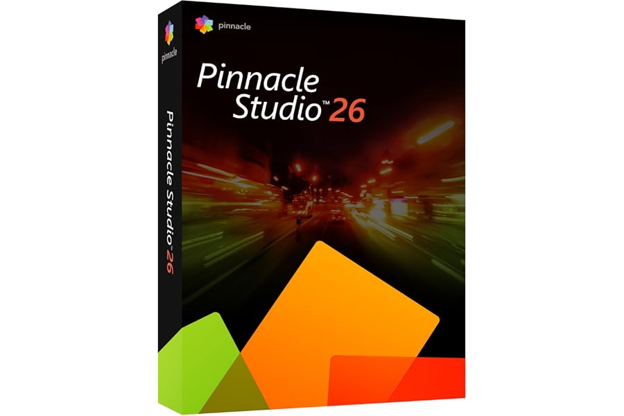 Pinnacle Studio 26 | Software de edición de vídeo y grabación de pantalla de gran valor [Tarjeta clave para PC]