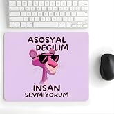 18x22 cm Desenli Baskılı Mouse Pad Kaymaz Kau&ccedil;uk Taban Ofis ve Home Ofis Kullanımına Uygun Komik Yazılı Tasarım Y&uuml;ksek Baskı 