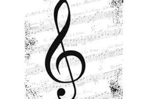 CRAFTYTHINGS Crafty Things 4 x Paper Napkins - I Love Music - Ideal for Decoupage/Napkin Art