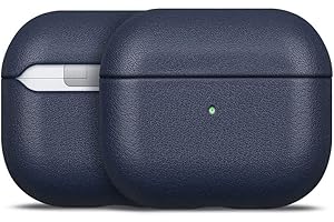 Haobobro [Seria Nappa] Etui na słuchawki AirPods 3 – etui z prawdziwej skóry do AirPods 3. generacji – ręcznie wykonane skórzane etui na słuchawki AirPods – skórzane etui AirPods – niebieskie skórzane