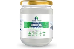 House of Monara Organic Extra Virgin Coconut Oil Pure, Raw and Cold Pressed 200 ml