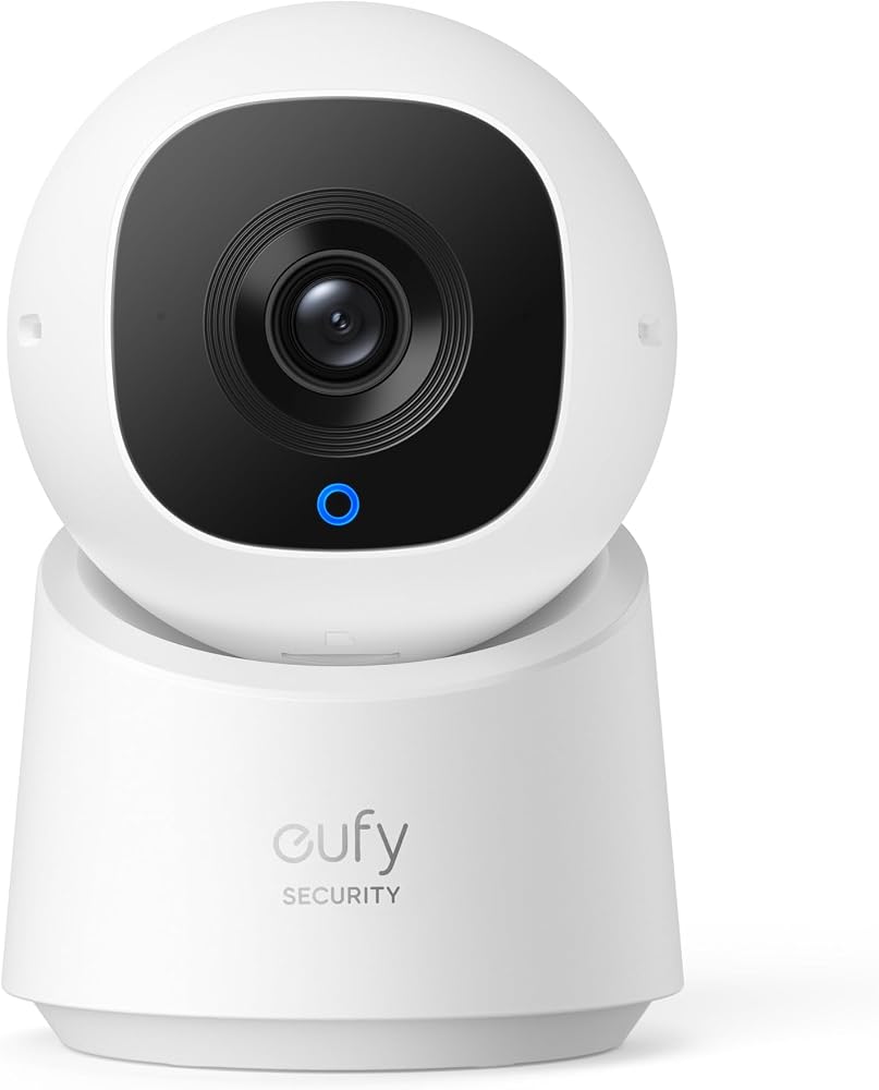 Anker eufy Security C210, 360 Dönebilen Akıllı İç Mekan Güvenlik Kamerası, 1080P, Beyaz - T8419