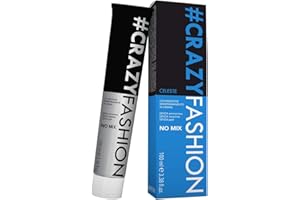 CAPELLO POINT Crazy Fashion, Tinte Semipermanente, Sin Amoniaco, Resorcinol ni PPD, Tinte Semipermanente en Crema, Duración de 6 a 8 Lavados, Celeste, 100 ml