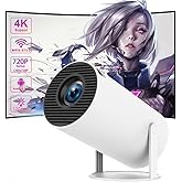 Coverzone HY300 Projeksiyon Wifi 6 BT5.0, Android 11.0 İşletim Sistemiyle Desteklenir, Ev Sineması Projeksiyon, Otomatik Kili