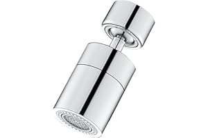 YOXITIXOY Kitchen and BasinTap Spray Head,360° Swivel Dual-Function Sprayer,80-Degree Big Angle Swivel Faucet Aerator,Faucet Extension Sprayer,Kitchen Faucet Aerator Splash Proof Spout