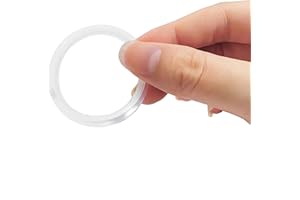 Qrity 4 Stück O-Ring Lippendichtung 34mm, Waschbecken Abflussdichtung, Badewannenstopfen Schraube Dichtung Ring, Gummihautring, Waschbecken Stopfen Unterlegscheibefür Pop Up Ventil Ablaufgarnitur