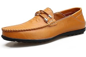 Remxi Herren Mokassins Slippers Lederschuhe Slip On Penny Loafers Fahren Klassische Bussnis Derby Oxford Schuhe