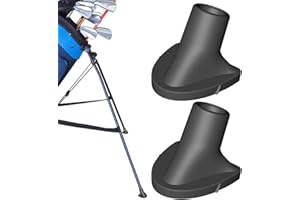 Jimtuze 2 Stück Ersatz Für Golftaschenständer – Golftasche Ständer Gummifüße, Langlebiges Material,Notwendiges Golftasche Zubehör Für Vater, Freund, Golfer
