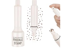 LOPHE Sello de Pecas Falsas, Sello de Pecas de Cinco Puntos, Herramienta de Maquillaje de Peca Natural, Freckle Pen, Lápiz de Freckles para Sólares Realistas, Resistente a Agua y Sudor (3# DARK)