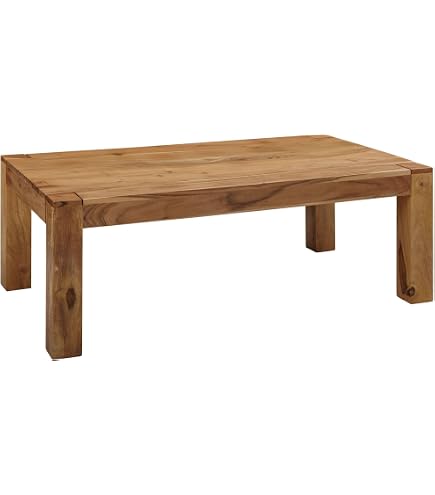 Table à Manger Hêtre Massif Tomas 75x50x75cm - Bois Naturel Huilé - Style Moderne