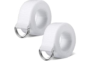 Seematn Web Football Belt 52 Inches Long Belt D Ring Belts for Men Women Youth Boys Kids Girls Football Flag