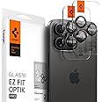 Spigen Glas.tR EZ Fit Optik Pro Tempered Glass Lens Protector for iPhone 16 Pro, iPhone 16 Pro Max, iPhone 15 Pro, iPhone 15 Pro Max, iPhone 14 Pro, iPhone 14 Pro Max - L-Series Edition (2 Pack)