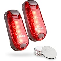 2x LED Blinklichter Sicherheitslichter - Magnetische Clip Lampen Für Schulranzen & Hunde