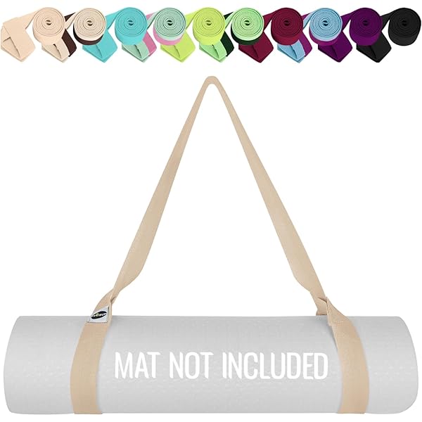 Yoga Mat Carrying Strap U2013 Adjustable Shoulder Strap For Yoga Mat