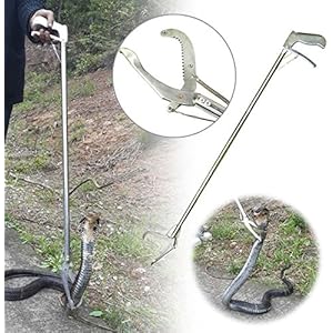 bureze 70cm Reptilien Eidechsen Schlange Tong Stick