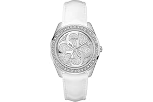 Guess Femme Analogique Quartz Montre avec Bracelet en Cuir W0627L4