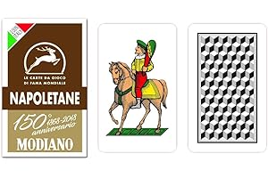 Modiano - Spielkarten zum 150. Jahrestag, Farbe Napoletane Braun, 300082