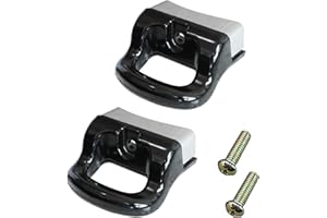 Vastsea 2 PCS Manico della Pentola a Pressione, Pentola Maniglia Ricambi, Pentola Maniglia Laterale Singolo Fori, per Pentole Maniglia Ricambio Supporto Laterale Sostituzione della (Nero)