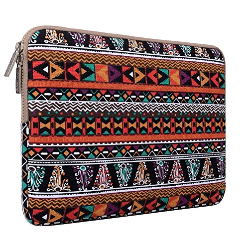 MOSISO Böhme Stil Canvas Gewebe Hülle Laptop Sleeve Tasche Beutel für 11-11,6 Zoll MacBook Air, Ultrabook Netbook Tablette, Phönix