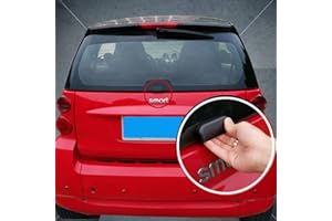 SHIFENG Per MB Old Smart Fortwo 451 2009-2014 Auto Paraurti Posteriore Tronco Maniglia Della Porta Posteriore Adesivo (nero)
