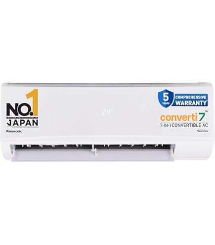 Panasonic 7 in 1 Convertible 1.5 Ton 3 Star Inverter Split AC