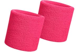 HANERDUN Muñequera Deportiva Deportes Sweatband Suave Espesar Algodón Tenis Gimnasia Fútbol Baloncesto Correr Deportes Atléticos