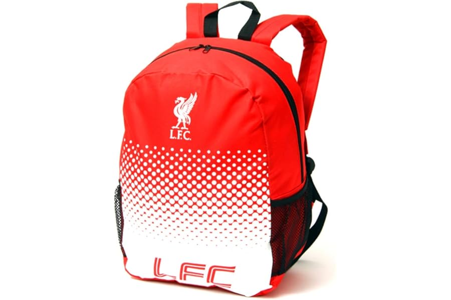 Official Football Team Adjustable Zipper Pocket Backpack (Various Teams to Choose from).-, Liverpool FC