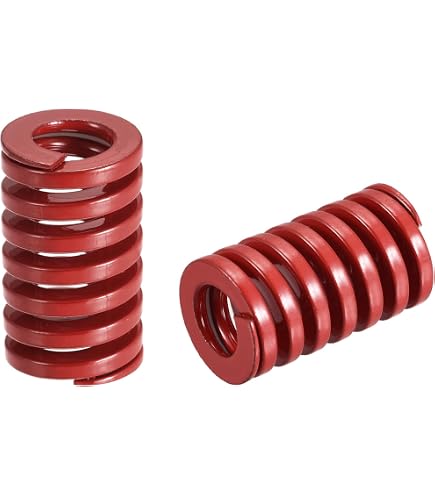 QUARKZMAN Lot De 2 Ressorts De Rappel Plat 36 X 6 X 0,65 Mm - Ressort Hélicoïdal Pour Perceuse à Colonne, Bronze