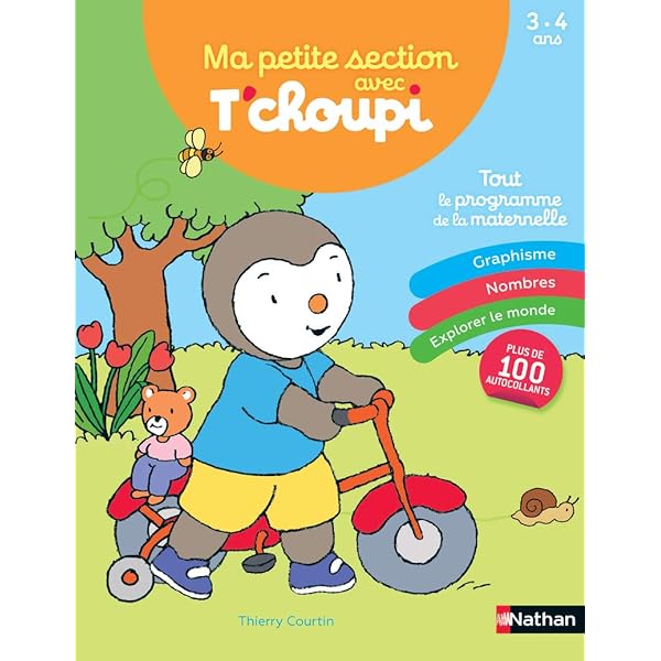 Avec T'choupi - Mes premiers pas vers la lecture - Dès 3 ans