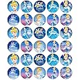 30 Princess Cupcake Toppers Edible Wafer Paper Fairy Cake Toppers Birthday Cakes