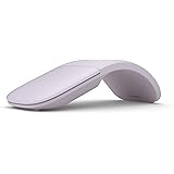 Microsoft, mouse ad arco lilla.