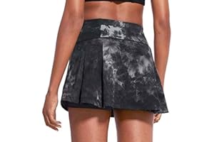 LIPIODOL Falda de Tenis, Falda PantalóN Deportiva Activa para Mujer con Bolsillos Minifaldas Plisadas Ropa Deportiva Pantalones Cortos Interiores