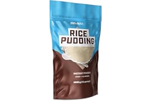 BioTechUSA Rice Pudding | Instant-Milchreis-Pulver | Vegan | Naturrein, 3000 g, ohne Geschmack