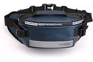 FANDARE Zaino Monospalla Uomo Marsupio Borsa a tracolla Borsetta Sling Waist Bag Zaino Sportivo Zaino Spalla Borsa a Spalla per Trekking Ciclismo Viaggio Scuola Durevole Nylon Blu