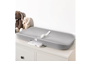 COMOMY 2 en 1 Cambiador Bebe | Colchoneta con Báscula para Bebé Extraíble | Colchón Cambiador Bebe Hecha de Material Suave EVA Impermeable | Báscula para Bebé con Función de Tara, Hasta 60kg