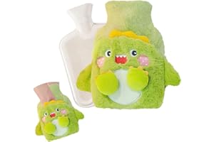 ShengOu Borsa dell'acqua calda soffice dei cartoni animati, Borsa Acqua Calda con Copertura Peluche,Mini borsa dell'acqu calda,Borsa dell'acqua Calda,Borsa dell'acqua calda in silicone