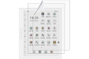 Gruattreay [2 Pack] Paper Screen Protector Compatible with BIGME B7 Pro Color eReader Tablet 7 inch, Anti-Glare Matte Premium PET Soft Full-Coverage Screen Protector
