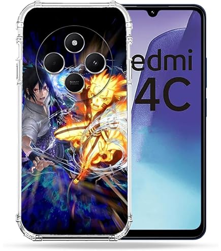 Schutzhülle Für Xiaomi Redmi 14C 4G - Naruto VS Design, Verstärkte Ecken, TPU Rahmen