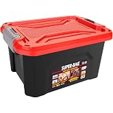 SUPER BAG 12 LT Kırmızı Renkli Kapaklı Saklama kutusu - ASR-4041R