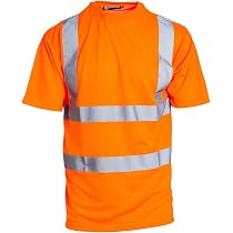 Blackrock Hi-Vis T-Shirt, Rail Spec Orange Hi Vis, High Viz T ...