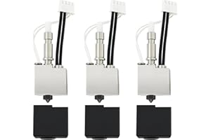 CDIYTOOL Kit hotend per Kobra S1 Combo in acciaio inox con termistore a blocco di riscaldamento, ugello Hot-end in acciaio temprato per Anycubic Kobra S1/ACE Pro